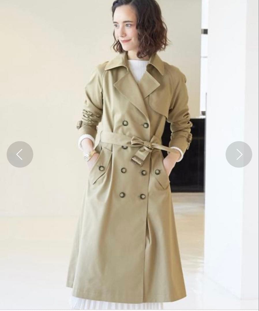 green label relaxing KCぺルビアンLONG トレンチコート