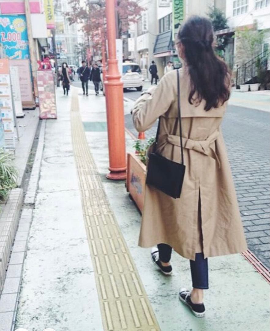 green label relaxing KCぺルビアンLONG トレンチコート
