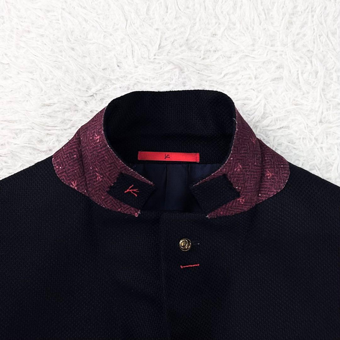極美品 近年モデル SAILOR 鹿の子 ISAIA テーラードジャケット 46