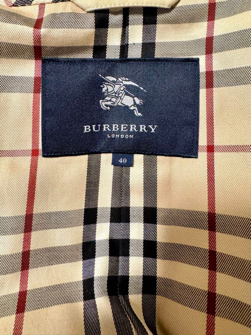 BURBERRY バーバリー ステンカラーコート ショート丈