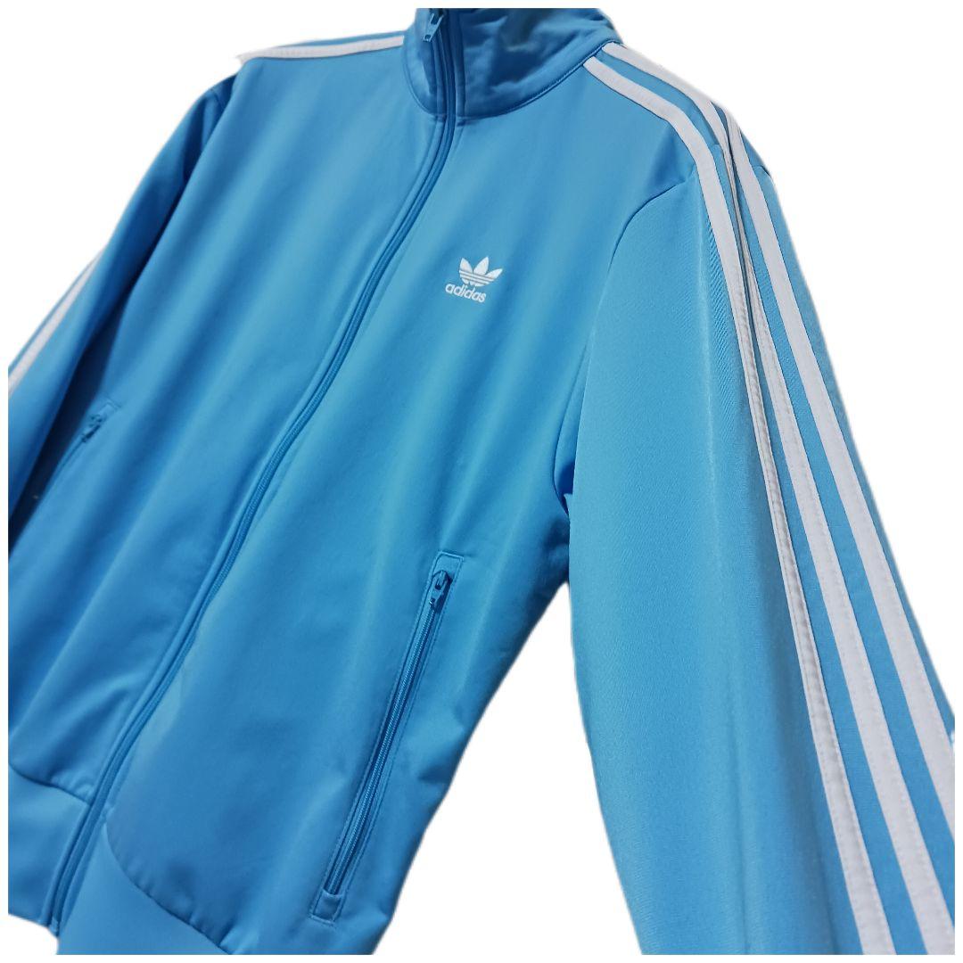 【美品】アディダス オリジナルス◆メンズ　トラックジャケット◆XL◆セミブルー