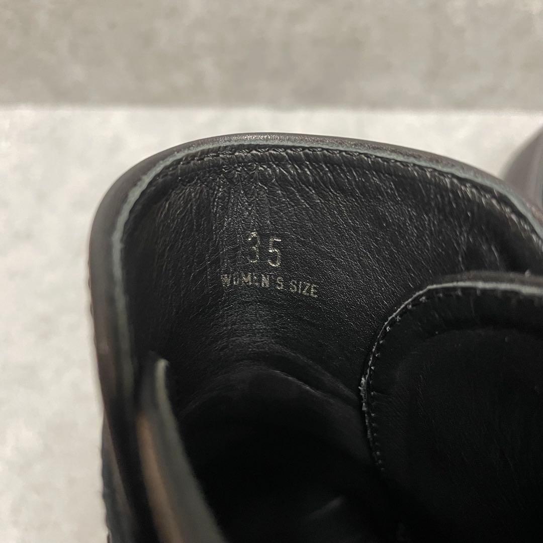 【美品】TOD'S トッズ ショートブーツ バックル レザー ブラック 35