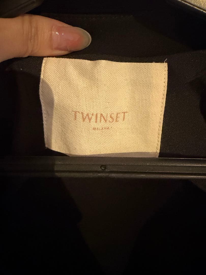 TWINSET ブラック テーラードジャケット