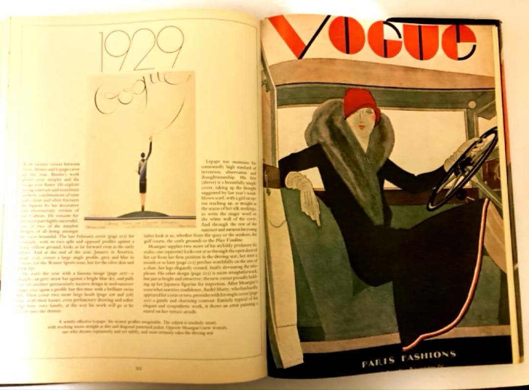 『VOGUE（ヴォーグ）』の1909〜1940迄の表紙 絶版・希少 洋書