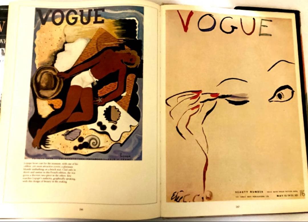 『VOGUE（ヴォーグ）』の1909〜1940迄の表紙 絶版・希少 洋書