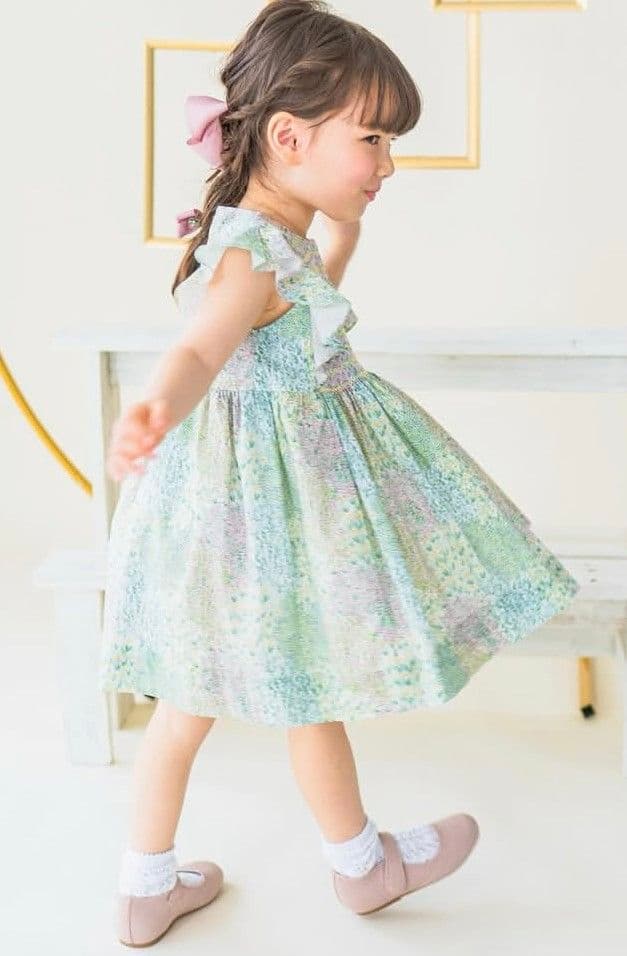 ワンピース Kidiwi - Leanne dress (Green floral) 2A