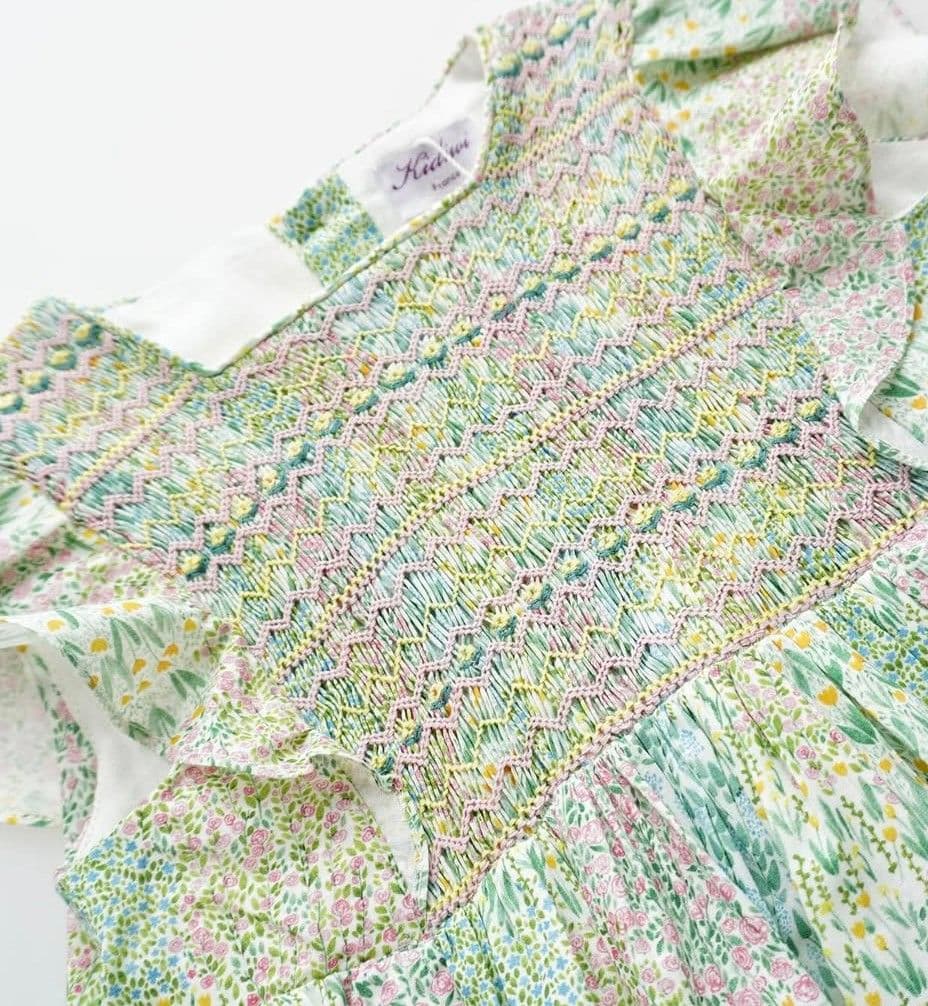 ワンピース Kidiwi - Leanne dress (Green floral) 2A