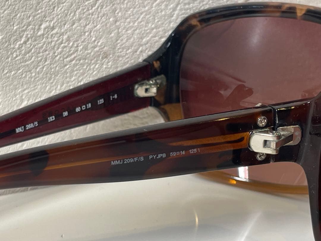 【美品】MARCBY MARC JACOBS サングラス 茶色＆赤茶色2点セット