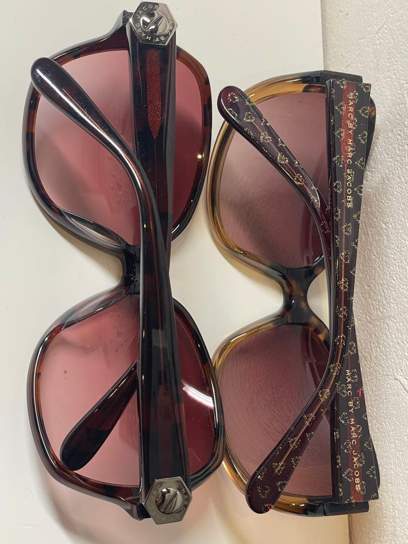 【美品】MARCBY MARC JACOBS サングラス 茶色＆赤茶色2点セット