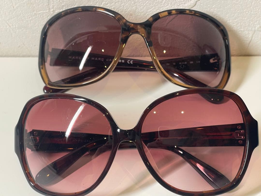 【美品】MARCBY MARC JACOBS サングラス 茶色＆赤茶色2点セット