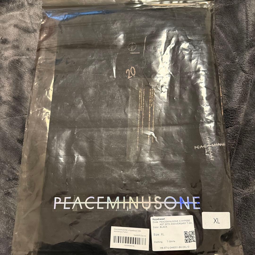 新品 PEACEMINUSONE Hypebeast 20周年記念 TシャツXL