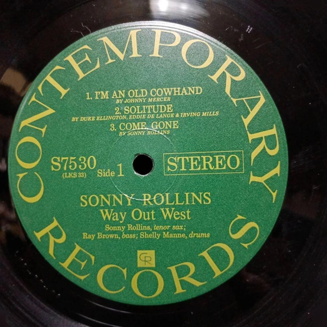Sonny Rollins 輸入盤　contemporary盤　深緑２枚セット