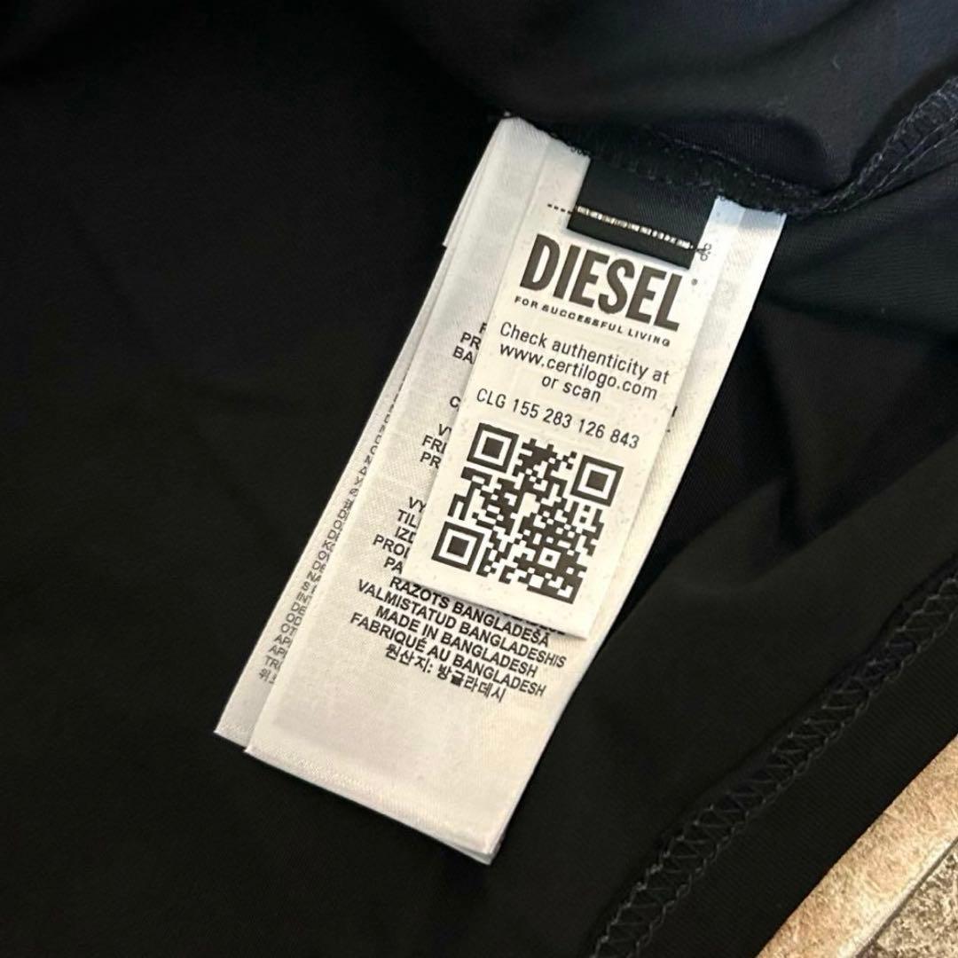 【新品】DIESEL ディーゼル／ビッグオーパルDロゴ Tシャツ カットソー L