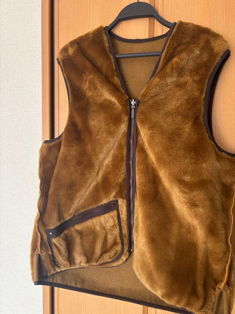 Barbour ライナーリバーシブルベスト　レジ　サイズ40 ブラウン