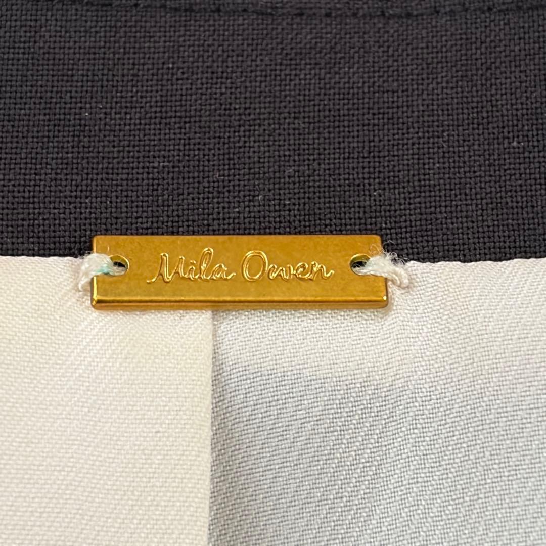 美品　Mila Owen 金釦オーバーサイズダブルブレストジャケット　紺ブレ