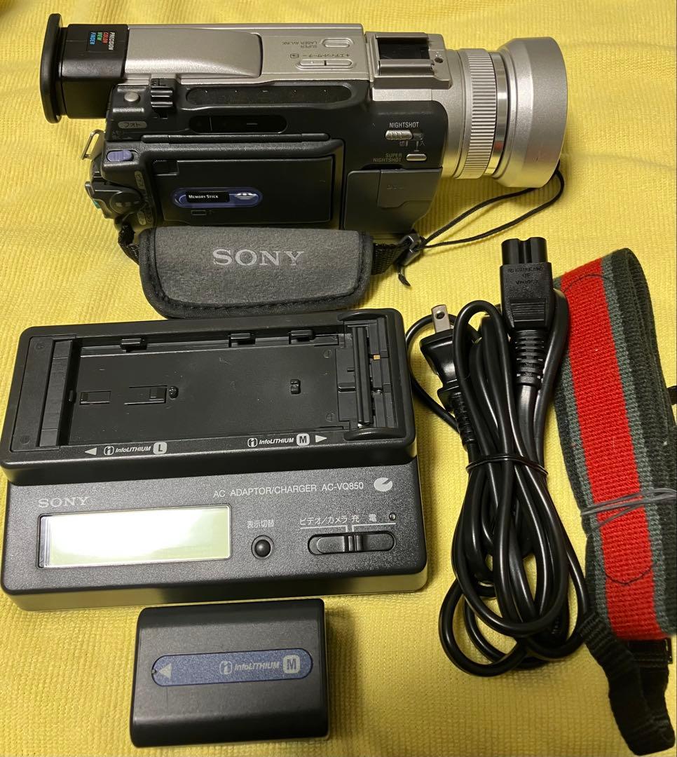 ソニー ビデオカメラ DCR-TRV20 ミニDVテープ仕様 液晶画面劣化作動機