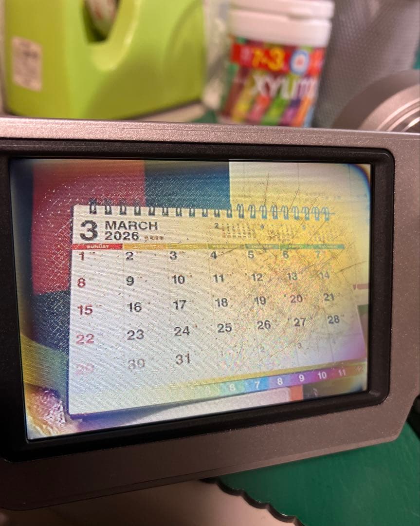 ソニー ビデオカメラ DCR-TRV20 ミニDVテープ仕様 液晶画面劣化作動機