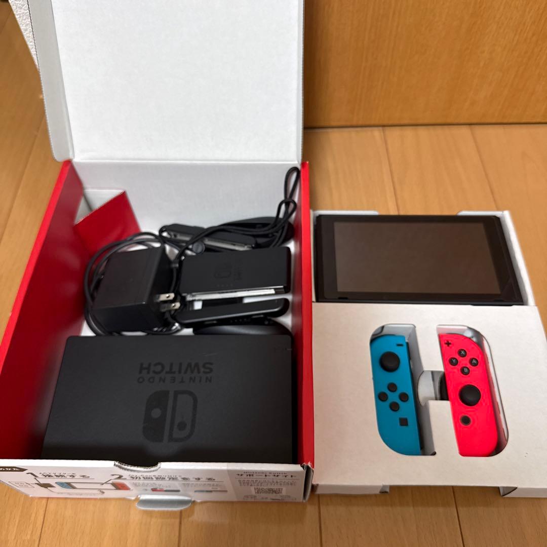 nintendo switch 本体 SDカード・ケース付き