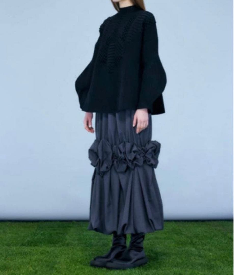 ENFOLD エンフォルド WRINKLES BALLOON-SKIRT