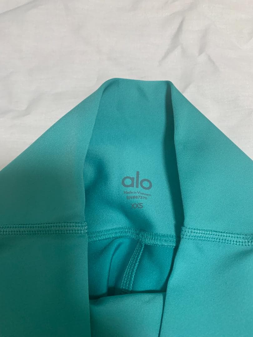 alo YOGA ハイウエストレギンス アローヨガ ターコイズ系 XXS