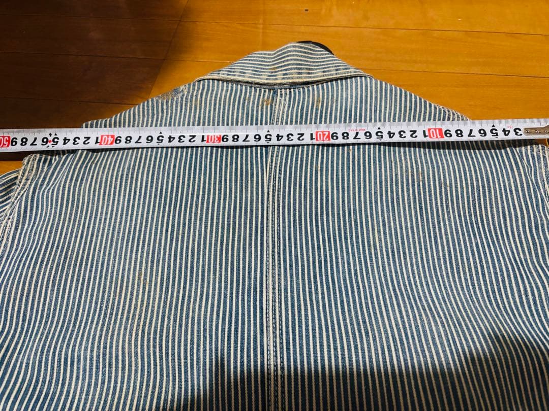 HERCULESハンマータグ 40sカバーオール ヒッコリー