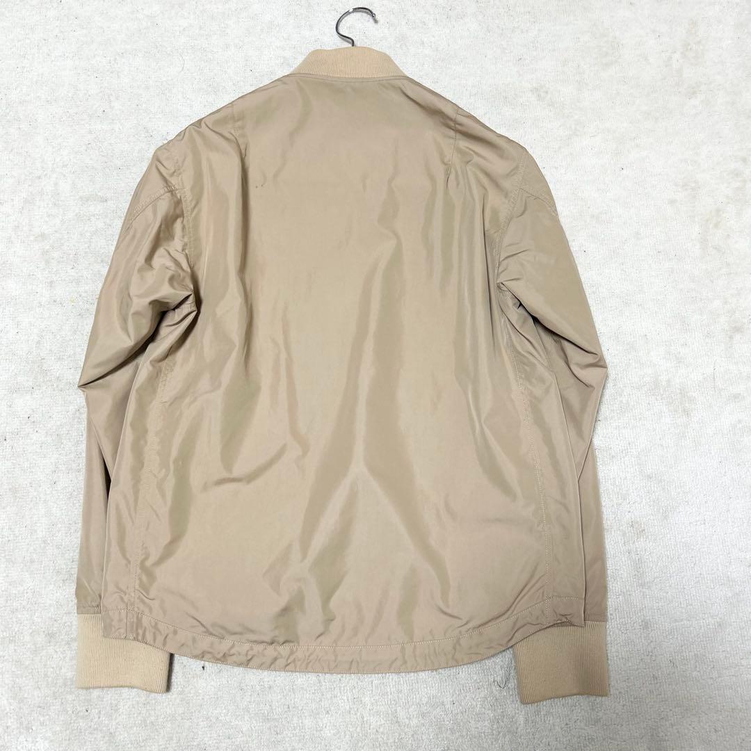 美品　ラコステ　LACOSTE ブルゾン　MA-1 ベージュ　ワニワンポイント