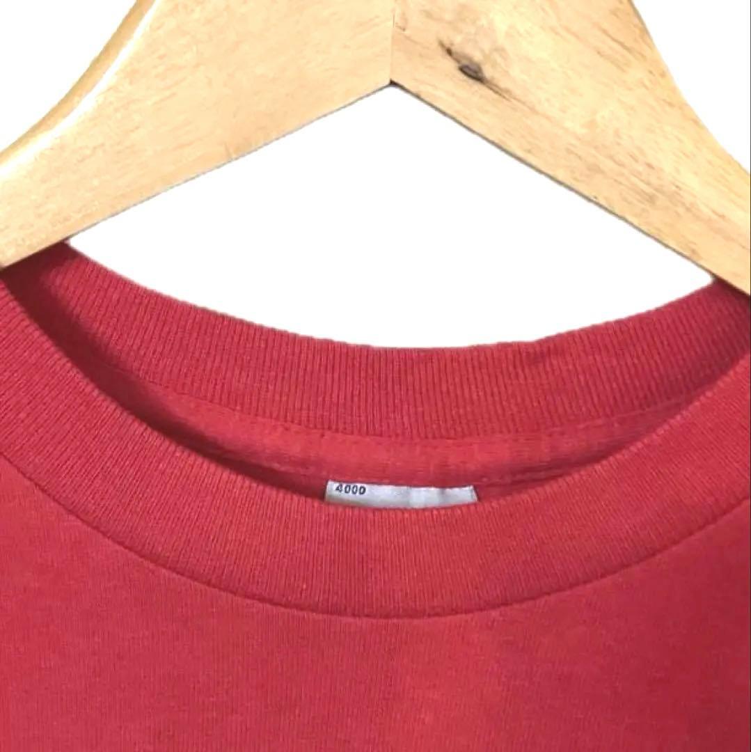 H*2様 OLD STUSSY ステューシー 銀タグ ロンT 赤 S 未使用近