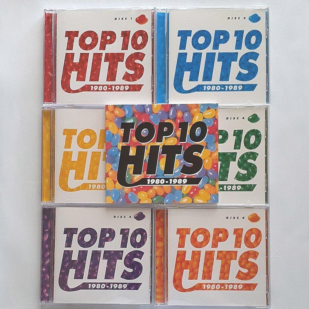 TOP 10 HITS 1980～1989/CD 6枚セット品Sony FCI.