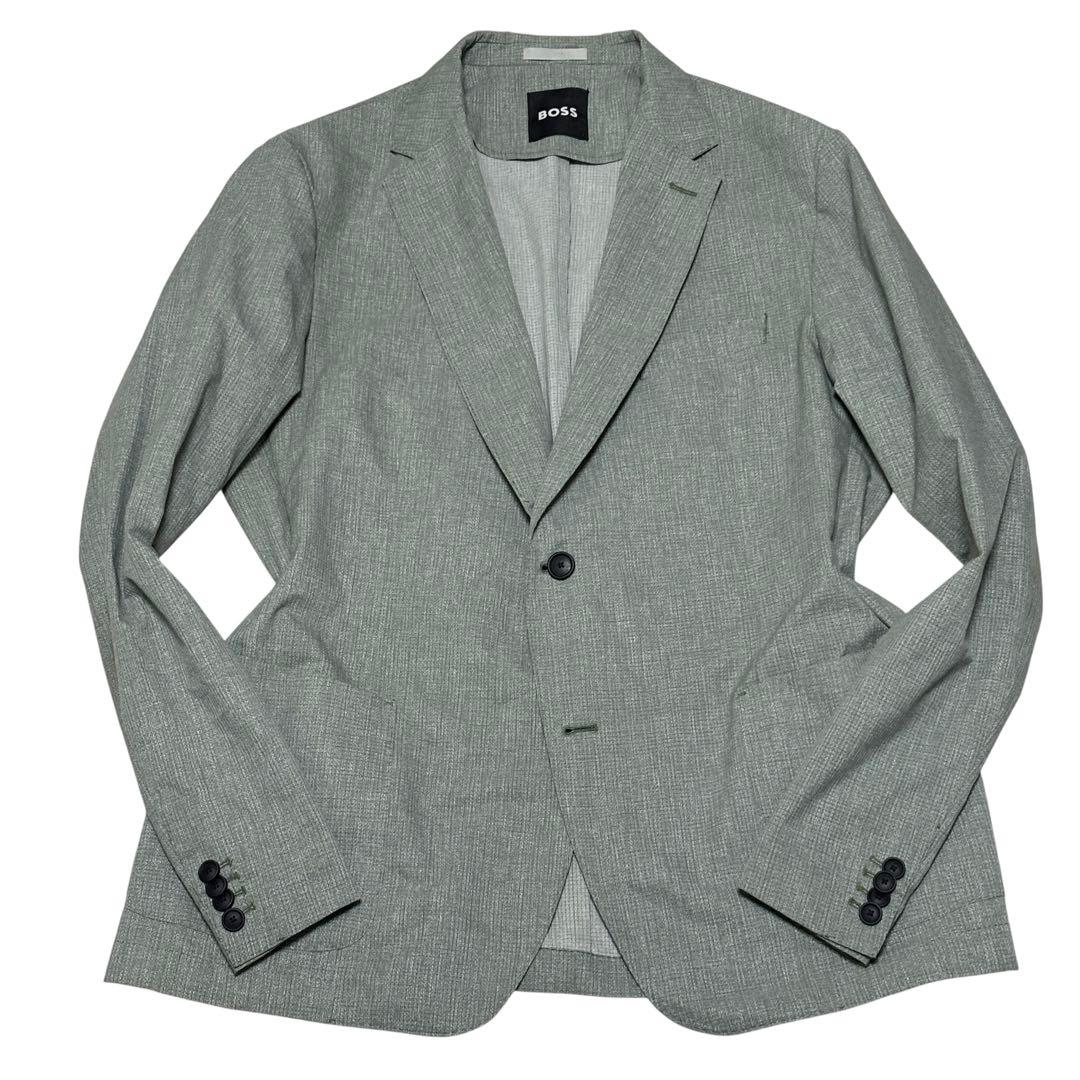 HUGO BOSS ヒューゴボス テーラードジャケット グリーン 54