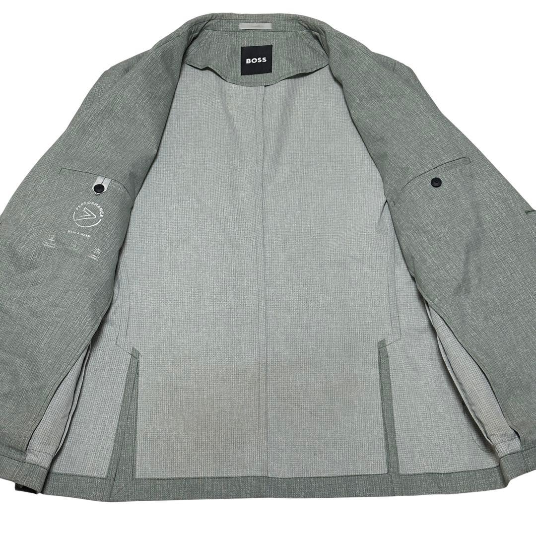HUGO BOSS ヒューゴボス テーラードジャケット グリーン 54