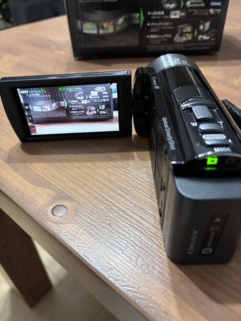 SONY HDR-CX180 ビデオカメラ ハンディカム 動作確認済み 箱あり