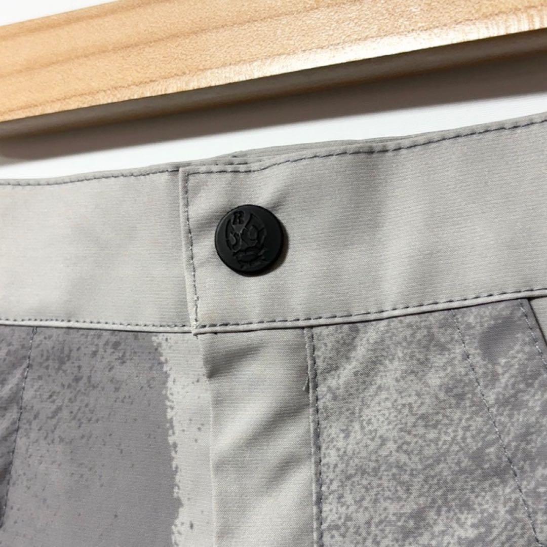 ラッセルノ ゴルフ RS ロゴ リフレクター ショーツ スプレー グレー XL