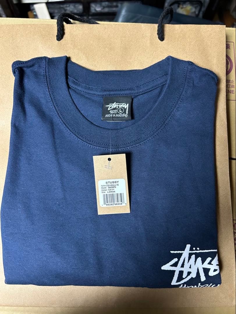 Stüssy ホノルル Tシャツ ネイビー　Mサイズ