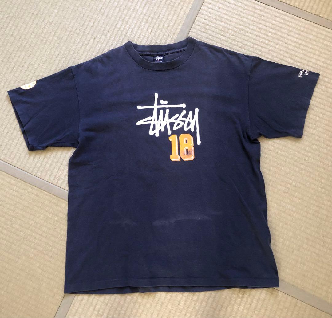 90s USA製　STUSSY 18周年記念T XL