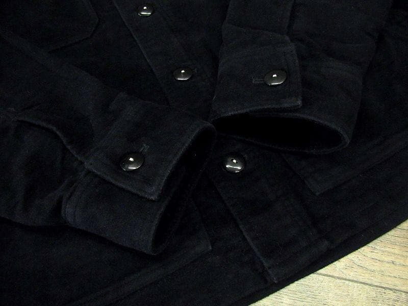 XL 美品 アンドファミリー ブラック モールスキン カバーオール ジャケット