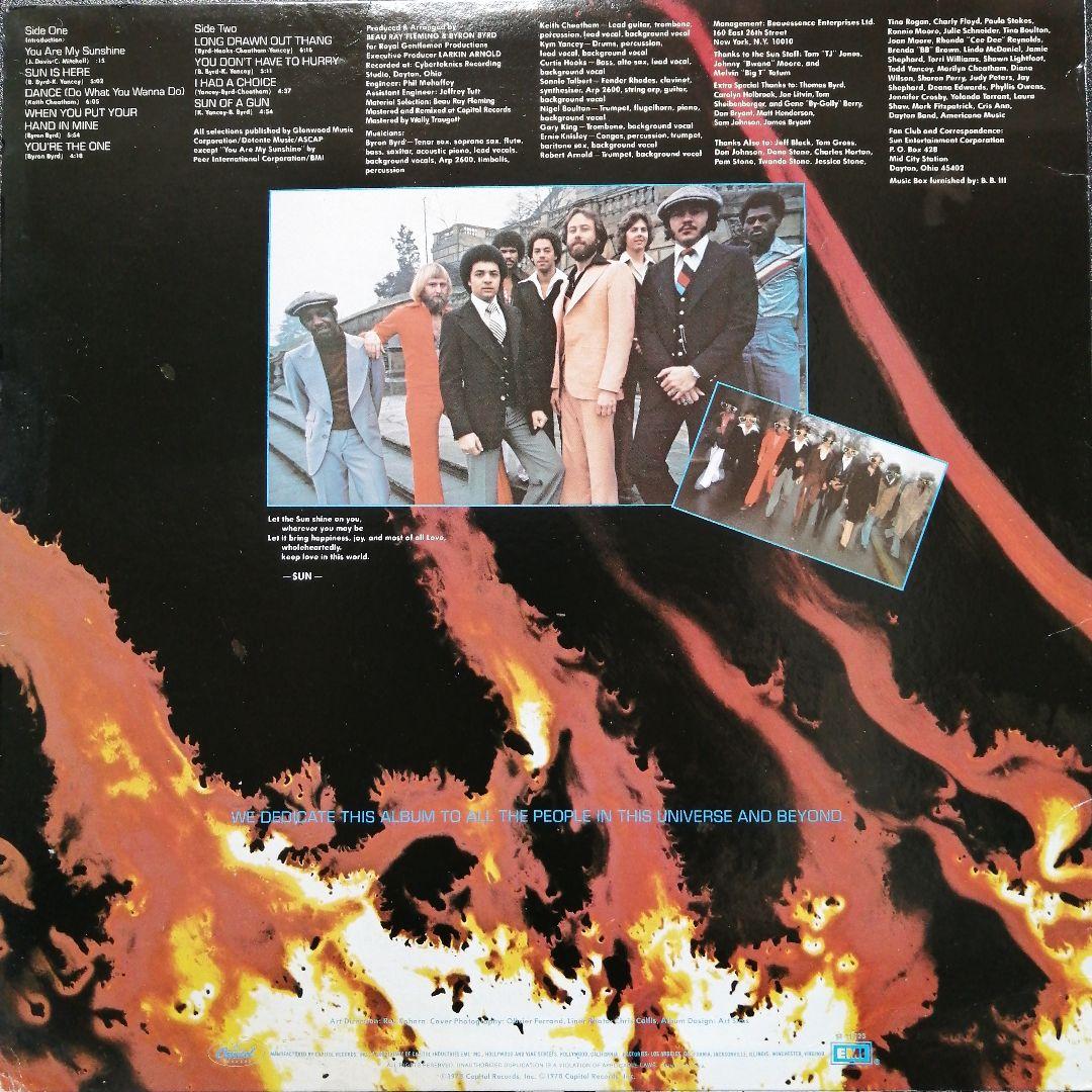 78年 名盤 SUN / SUNBURN US オリジナル盤 LP
