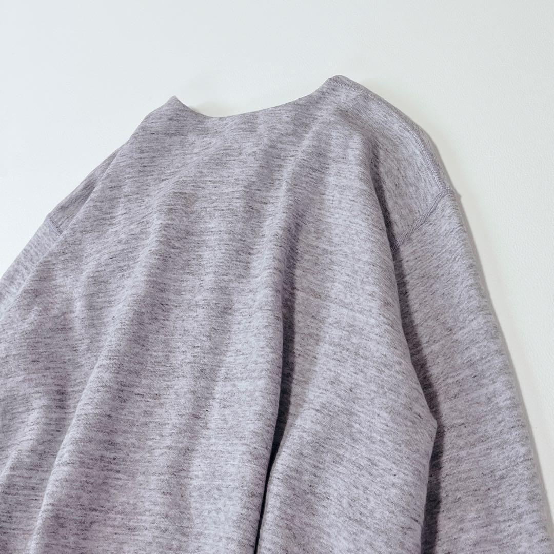美品✨現行 ドゥロワー コットンカシミヤ裏毛ドットボタンカーディガン
