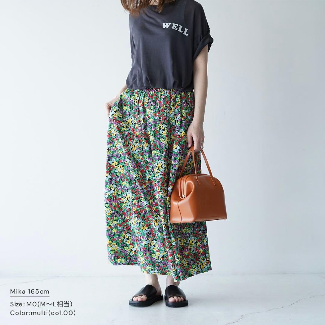 【定価：30,800円】SHINZONE FLASHY FLOWER SKIRT
