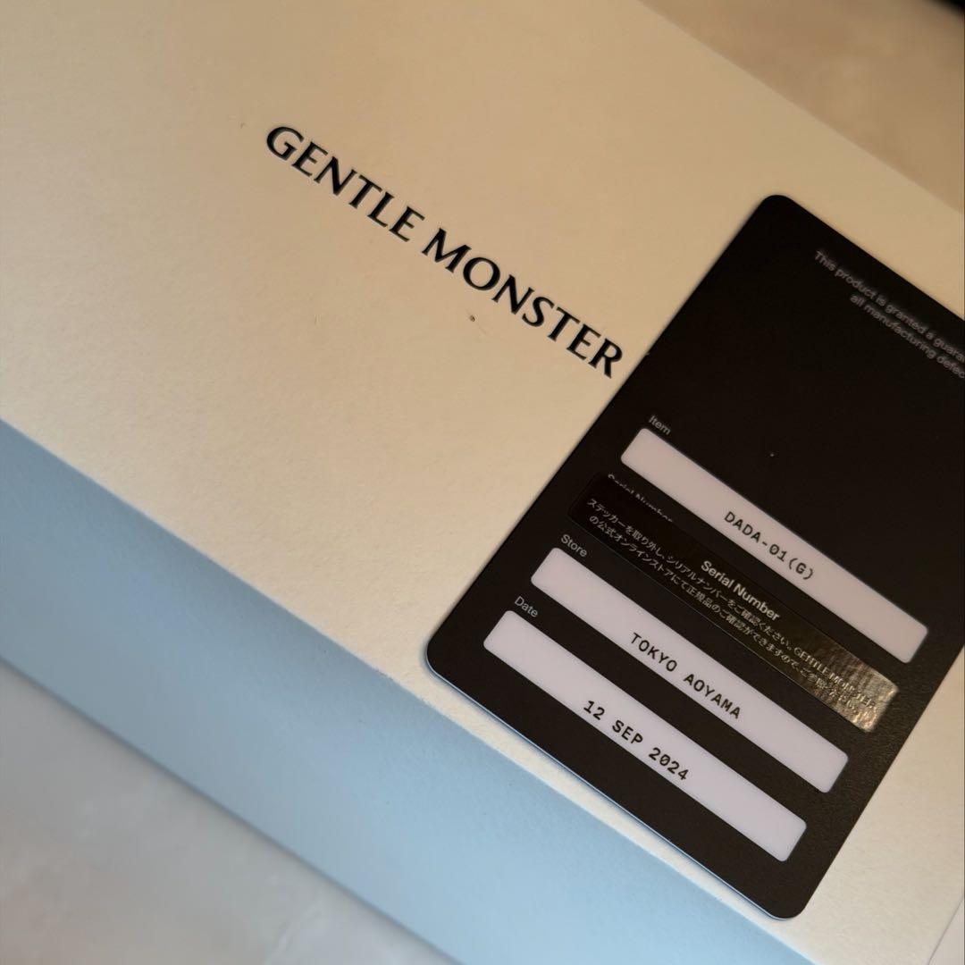【公式完売】GENTLE MONSTER DADA 01 サングラス