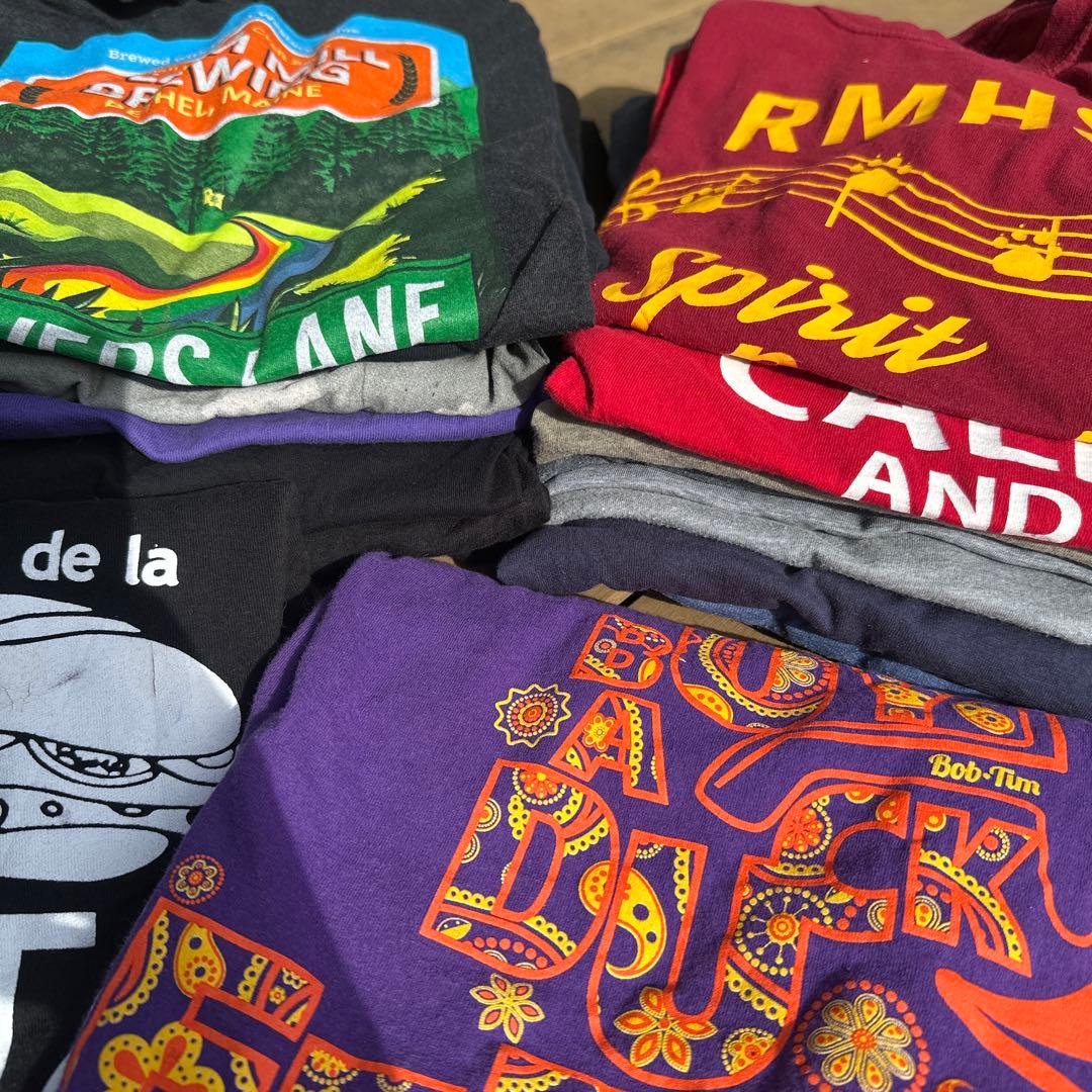 アメリカ古着まとめ売りTシャツ40枚セット 多様なデザイン