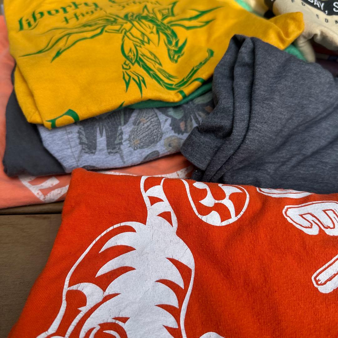 アメリカ古着まとめ売りTシャツ40枚セット 多様なデザイン