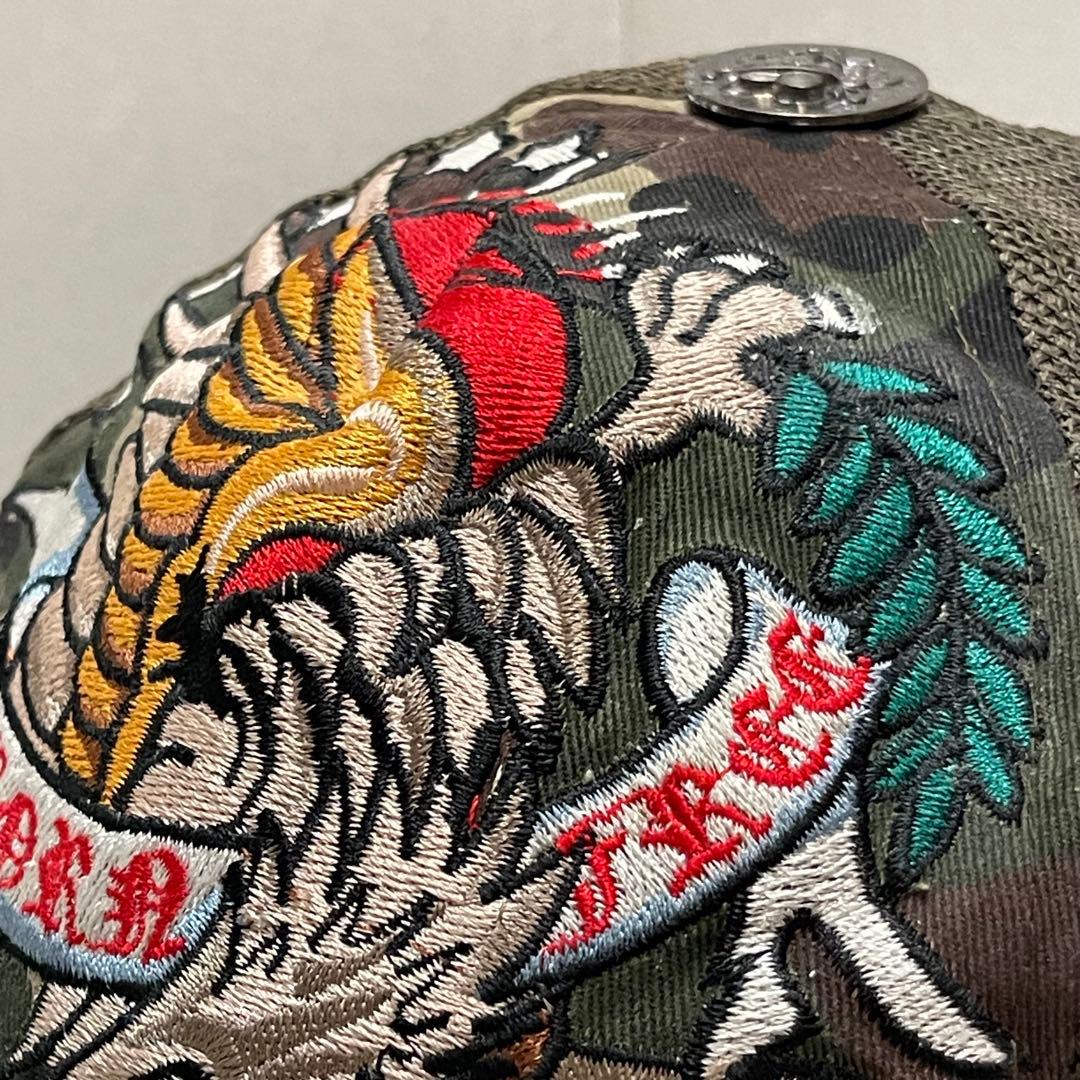 y2k archive ed hardy エドバーディー キャップ カモフラ