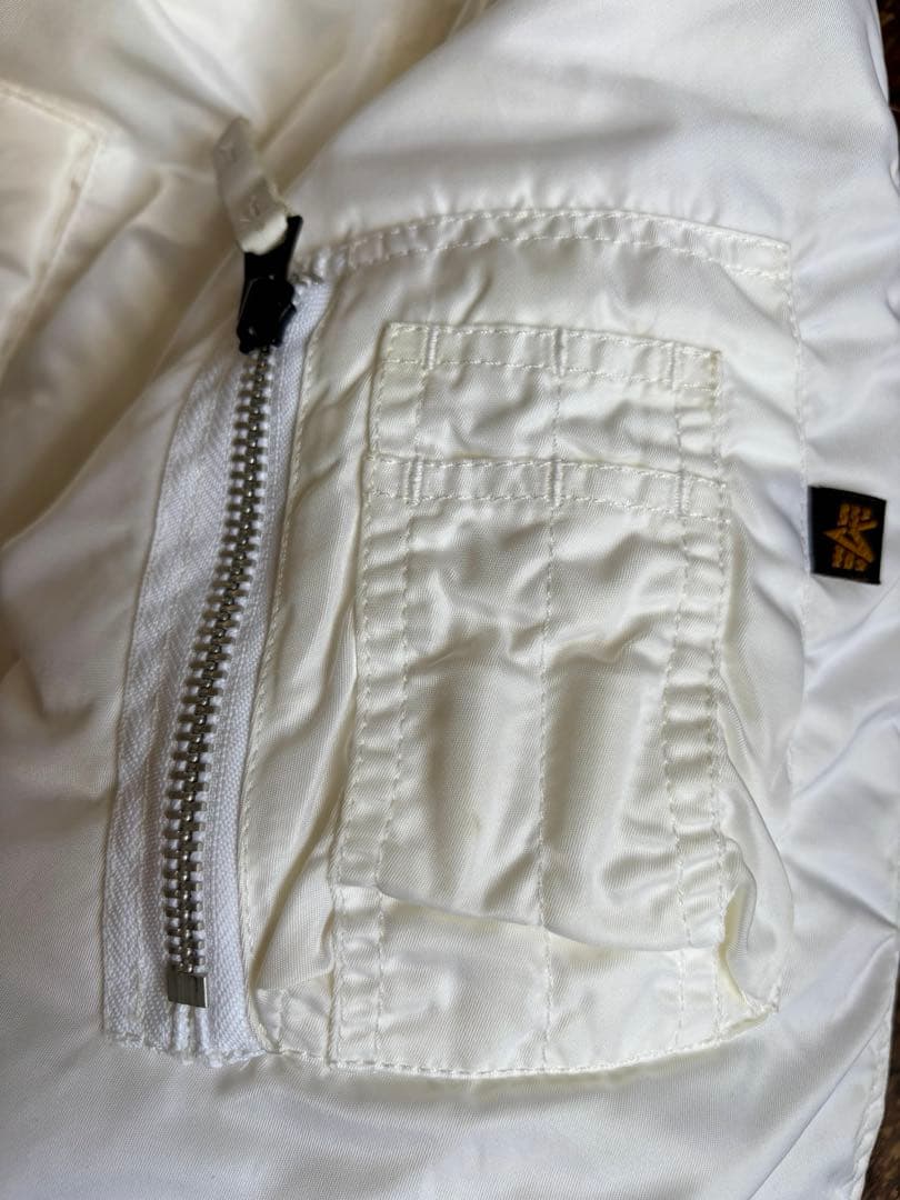 【ALPHA INDUSTRIES】N-3B ホワイト 超希少色 XL