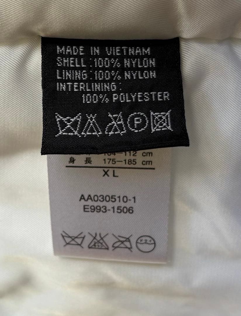 【ALPHA INDUSTRIES】N-3B ホワイト 超希少色 XL