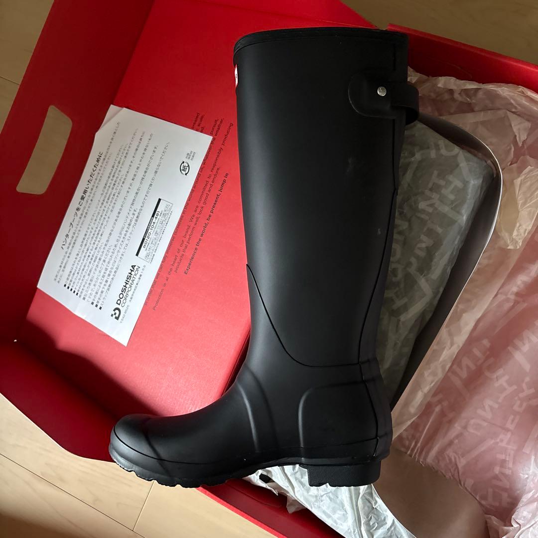 ハンターレインブーツ ORIGINAL WELLY　２４㎝未使用　擦れあり
