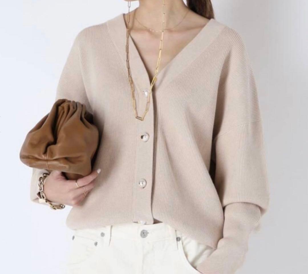 PEARL BUTTON カーディガン　ドゥーズィエムクラス　2023SS 美品