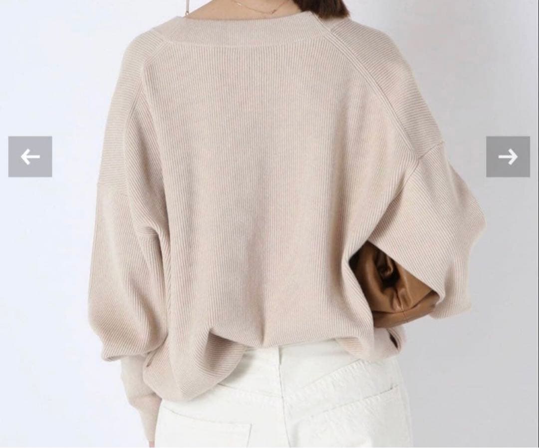 PEARL BUTTON カーディガン　ドゥーズィエムクラス　2023SS 美品
