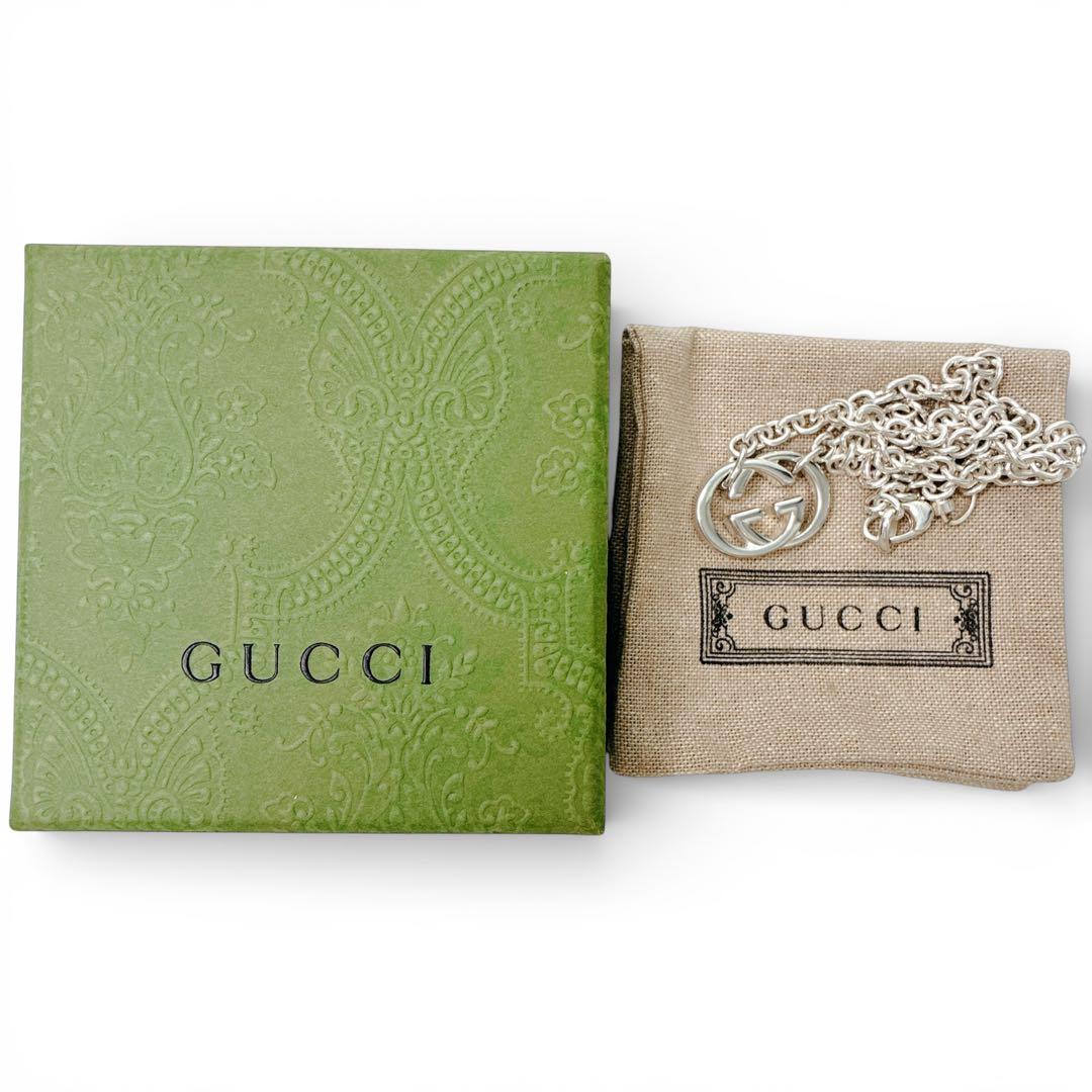 専用✨GUCCI インターロッキングG ネックレス シルバー925 極美品