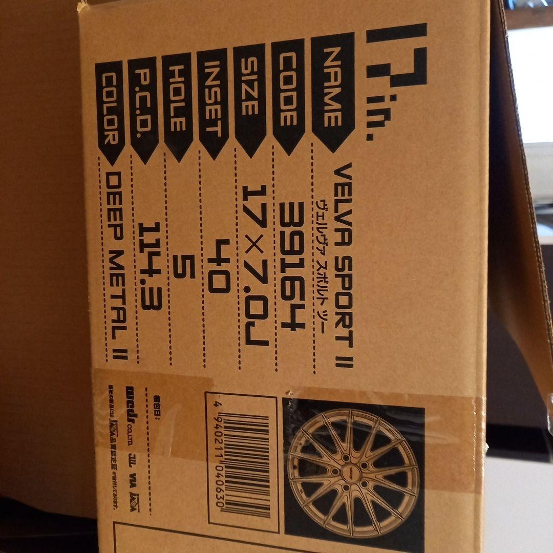 17×7.0J　VELVA SPORT2 ホイール （17インチ）2本分