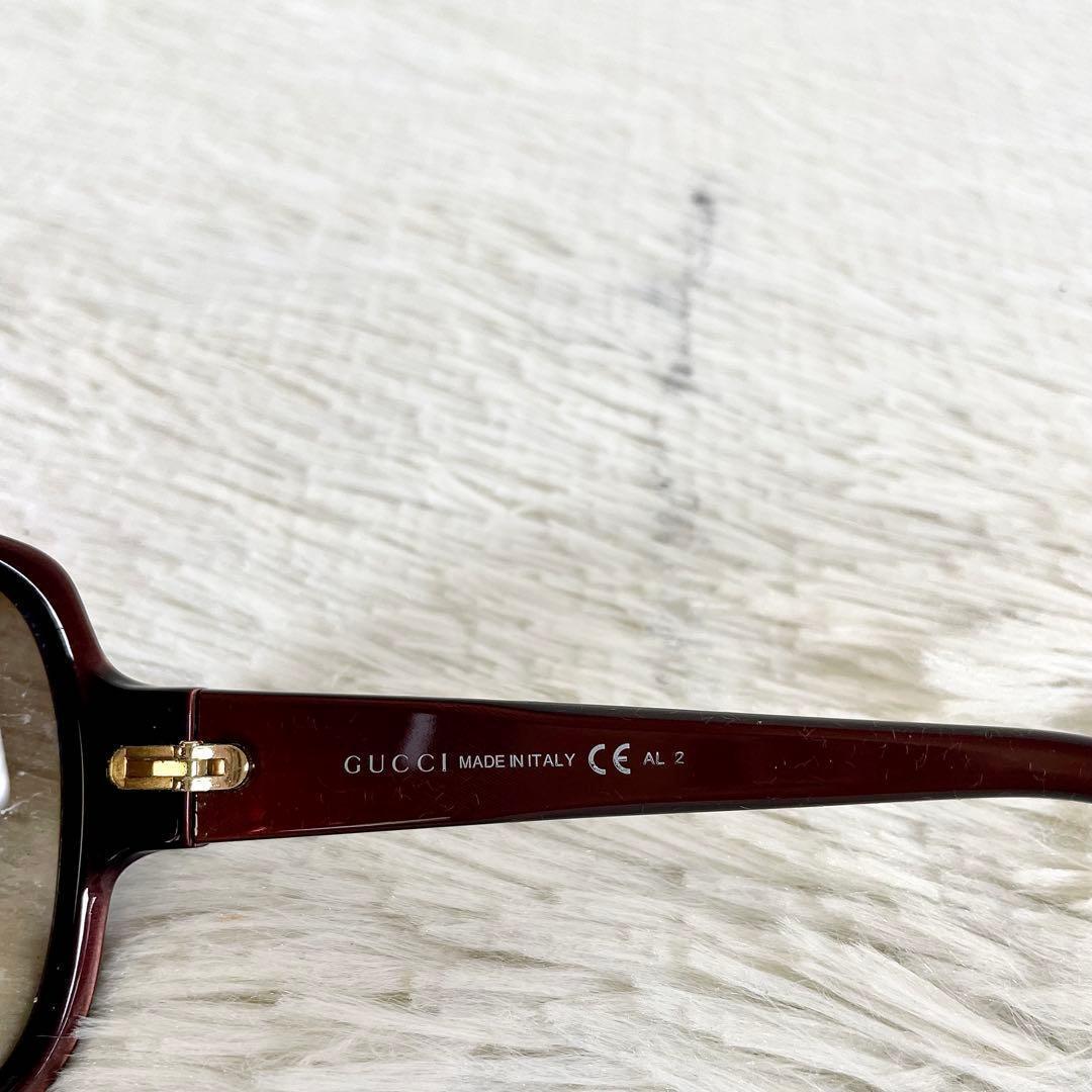 美品　GUCCI　サングラス　GG3411　GGロゴ　ブラウンレンズ・フレーム